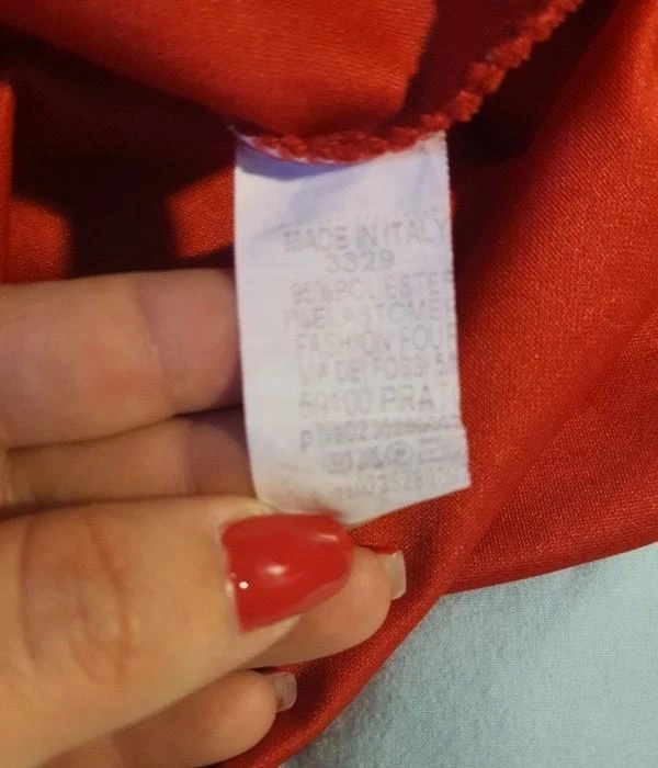 Vestido rojo de tul con mangas largas para mujer talla 36 - S – photo 9